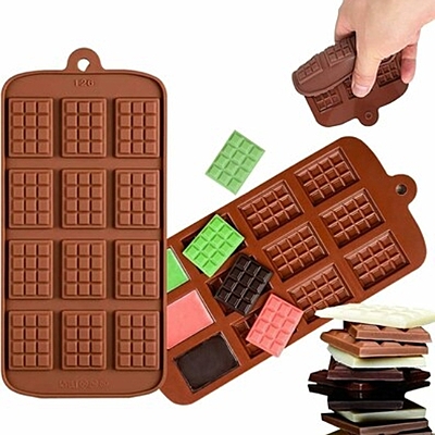 Silicon Mold Chocolate Bar 12 Cavity 5-10g