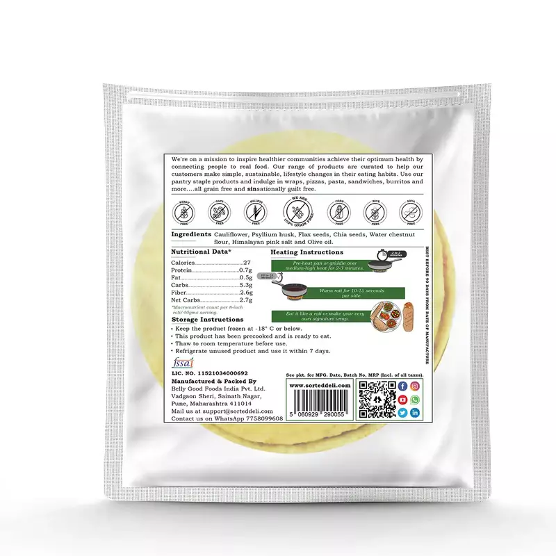 Cauliflower Wrap - Sorted