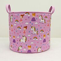 Toy Storage Basket - Unicorn Delight