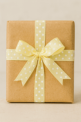 Polka Dot - Cream With White