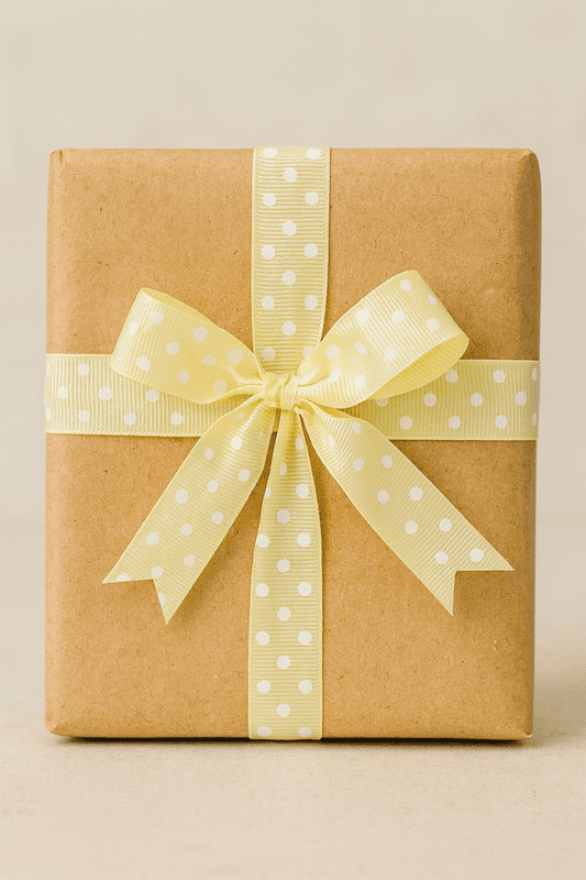 Polka Dot - Cream With White