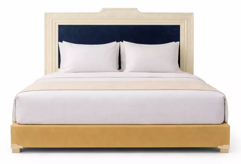 Emerald Carving Hotel King Size Bed