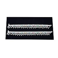 Sliver Chain Type Anklet/Light Weight Payal/Chain Kolusu For Women