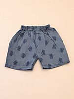 Muslin Unisex Baby Shorts – Assorted Prints | 0–24 Months | Pack of 2