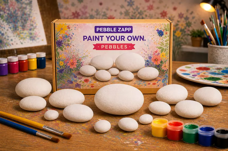 DIY Paint Your Own Pebbles Kit for Kids & Adults