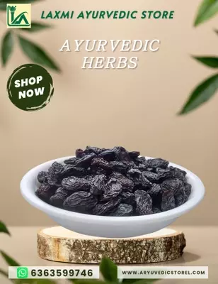 Dry Black Grapes