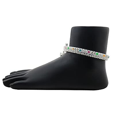 Silver Anklet/Kolusu for girls