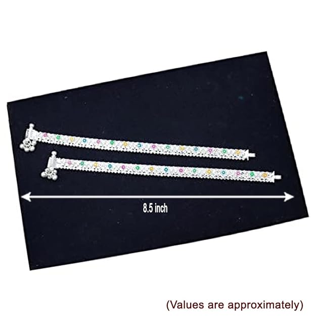 Silver Anklet/Kolusu for girls