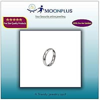 Sterling Silver Plain Ring, Mothiram(17.0)