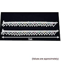 Sliver Chain Type Anklet/Light Weight Payal/Chain Kolusu For Women