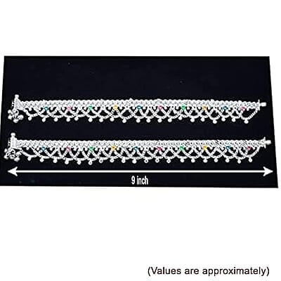Sliver Chain Type Anklet/Light Weight Payal/Chain Kolusu For Women Sliver Chain Type Anklet/Light Weight Payal/Chain Kolusu For Women