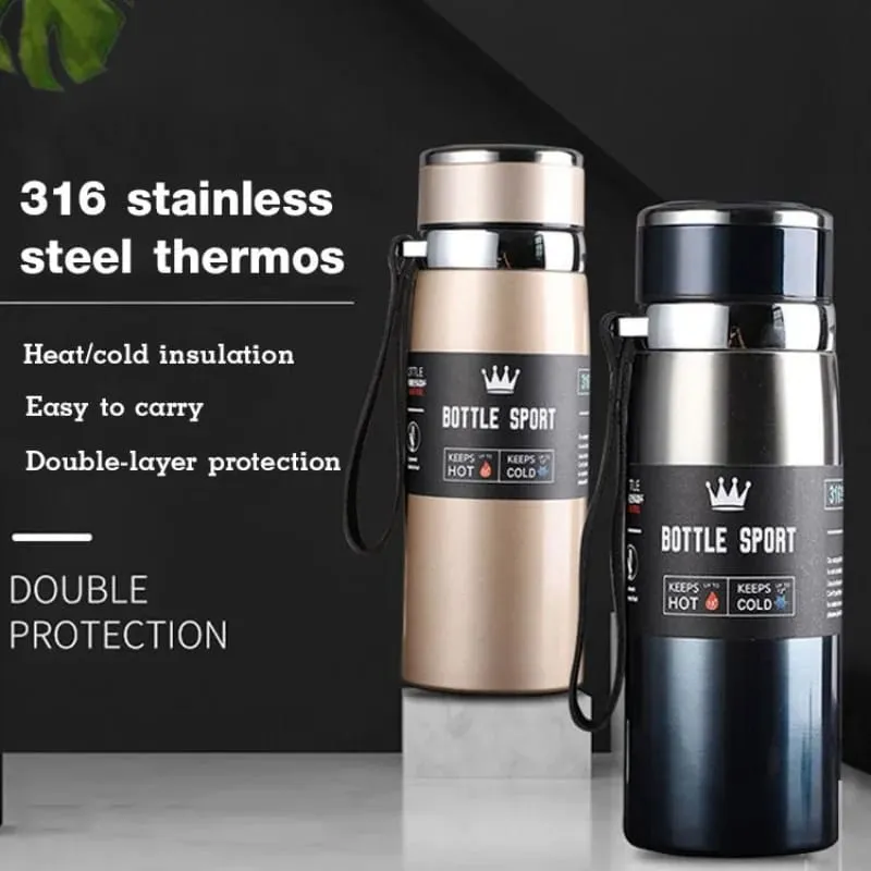 Stainless Steel 800ml Water Bottle - Eco World