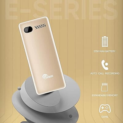 Cellecor E8 Plus Rose Gold Dual Sim Mobile Phone