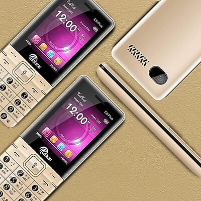 Cellecor E8 Plus Rose Gold Dual Sim Mobile Phone