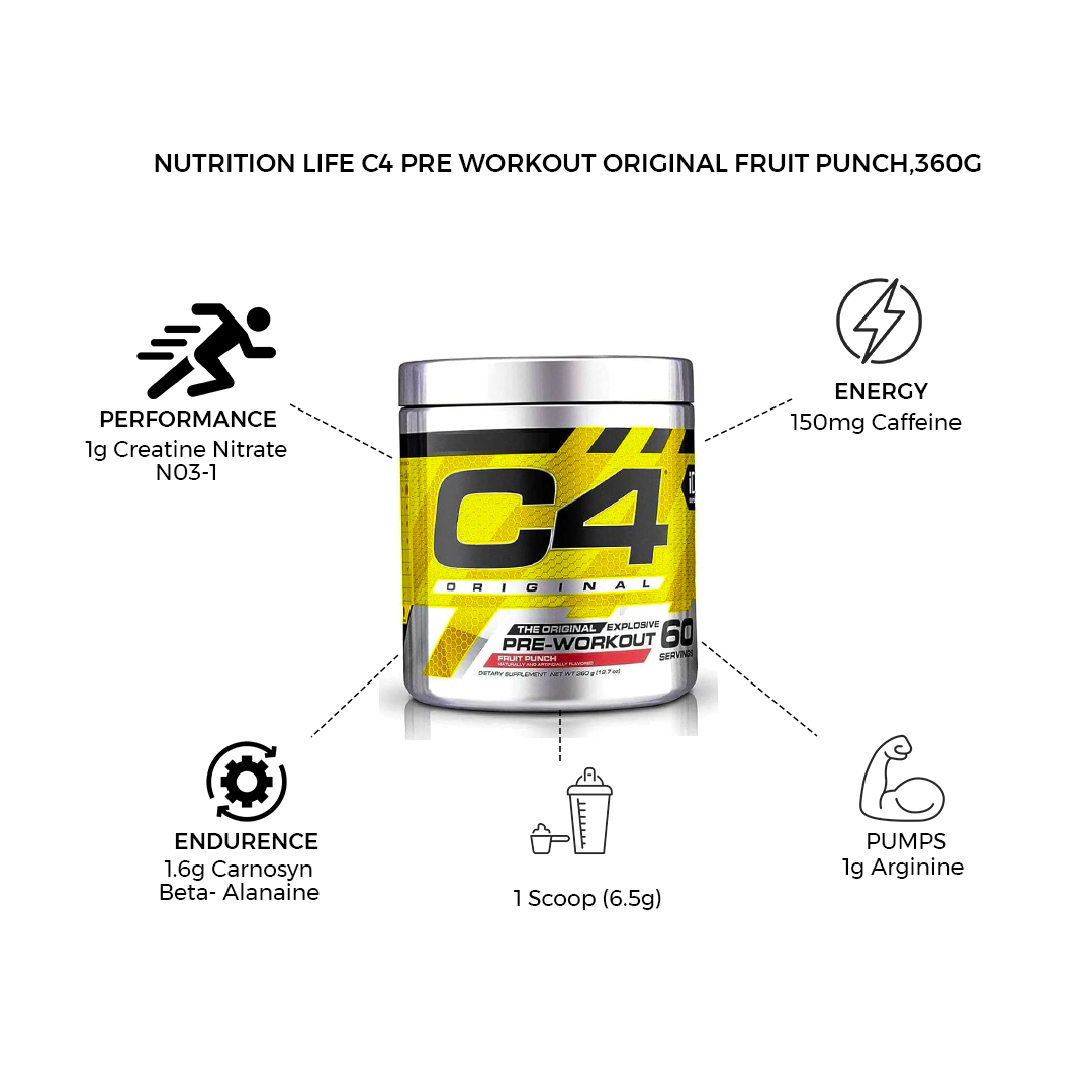 Cellucor C4 Original Pre Workout Powder 60 servings