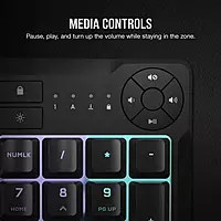 Corsair K55 Core RGB Gaming Keyboard – USB | RGB Backlit | Spill-Resistant | 2-Year Warranty