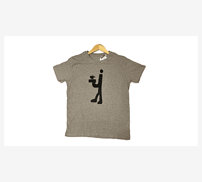 'Chai' Half Sleeve Tee Grey