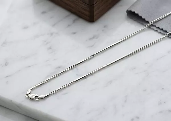 925 Silver Sentry Box Link Chain