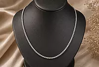 925 Silver Maverick Round Box Chain