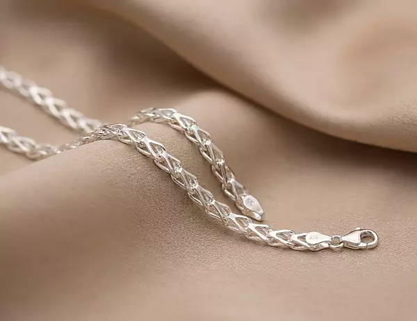 925 Sterling Silver Architect's Weave Chain