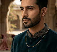 18 kt Gold Infinity Mesh Chain