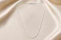 925 Silver Minimalist Sleek Silver Chain