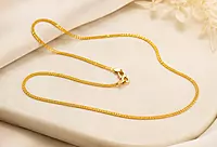 18 kt Gold Sovereign Woven Chain