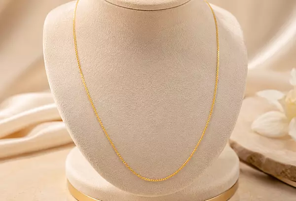 18 kt Gold Minimalist Essential Chain