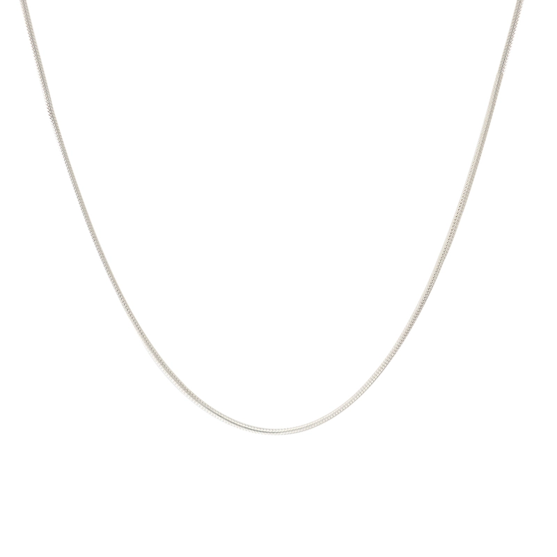 925 Sterling Silver Baby Snake Chain – Traditional Silver Chain for Daily Wear