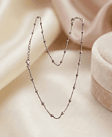 925 Silver Italian Design Station Chain