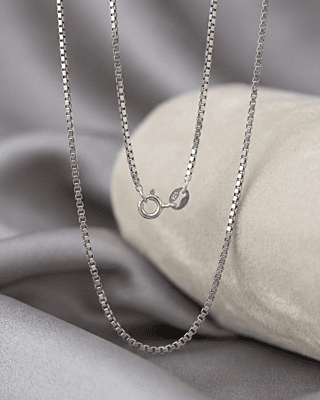 925 Silver Italian Box Chain