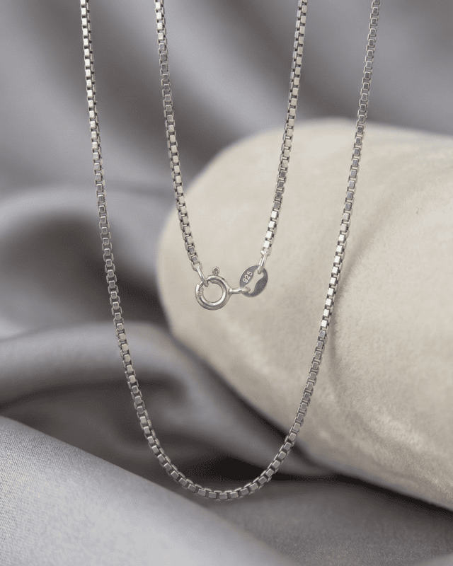 925 Silver Italian Box Chain