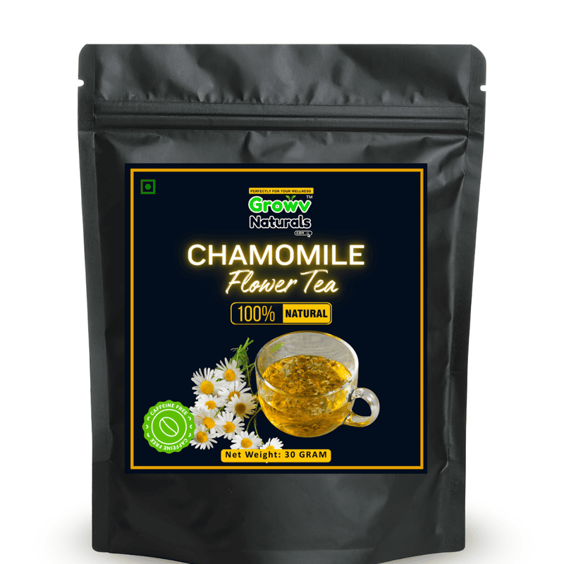 Chamomile Flower Tea – 100% Natural, Caffeine-Free Herbal Tea | Calming & Sleep Support 30 gram