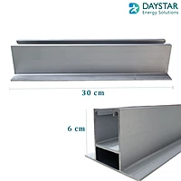 Rooftop Solar Panel Mounting Structure Set - Mono Rail