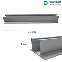 Aluminium Channel micro Rail for mounting Solar Panel on Rooftop
