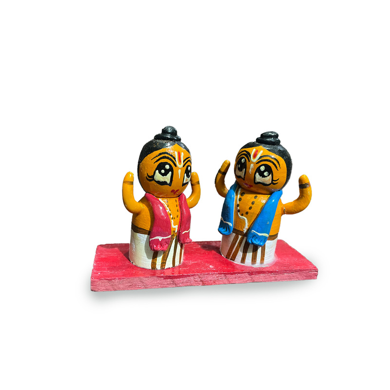 Channapatna Wooden Doll Pair