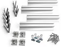 Micro Rail - Rooftop Solar Panel Mounting Structure Set