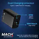 Portronics Adapto 70 33W QC+PD Charger – Fast Charging