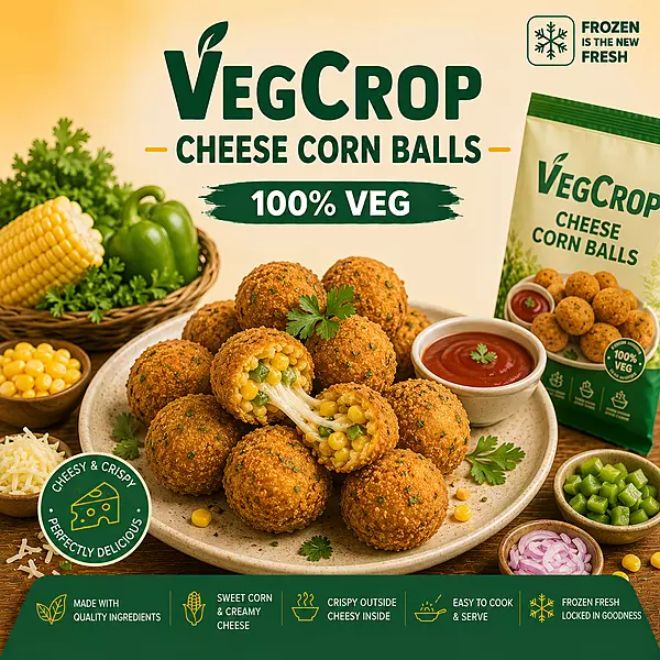 Frozen Veg Cheese Balls 20g X 50 Pieces