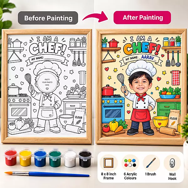 I Am a Chef – Colour & Frame Kit