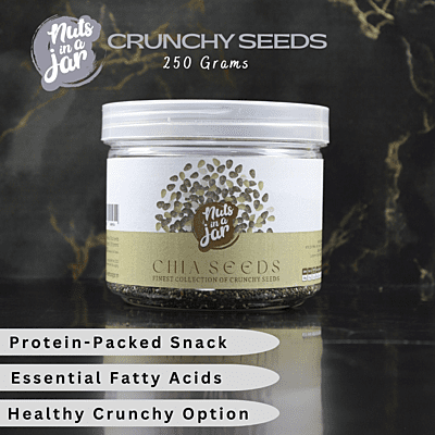 Nuts in a Jar Crunchy Seeds Chia 250 Grams Nuts in a Jar Crunchy Seeds Chia 250 Grams