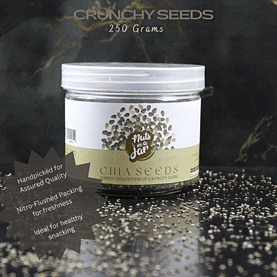 Nuts in a Jar Crunchy Seeds Chia 250 Grams Nuts in a Jar Crunchy Seeds Chia 250 Grams