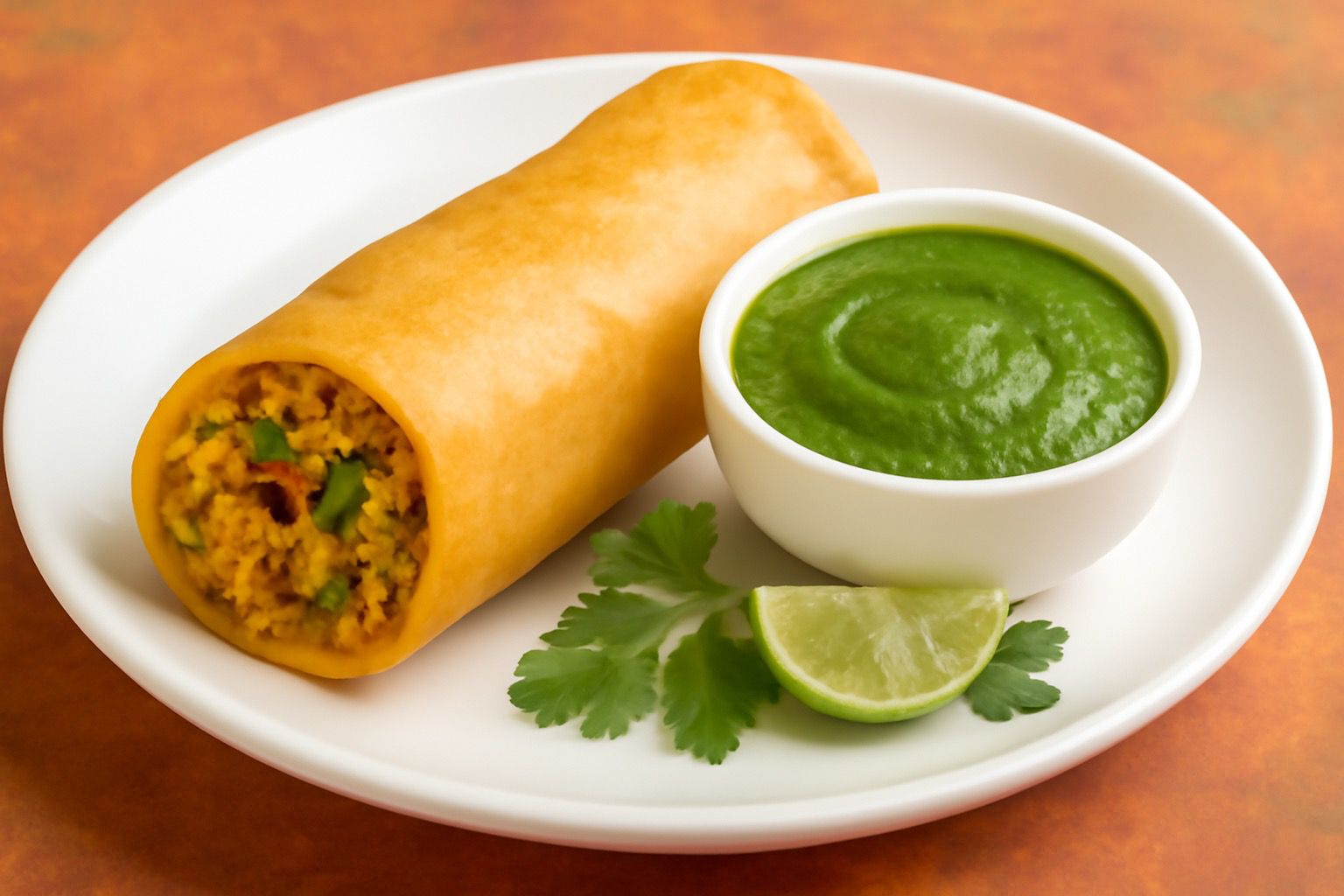 Chicken Kheema Spring Roll