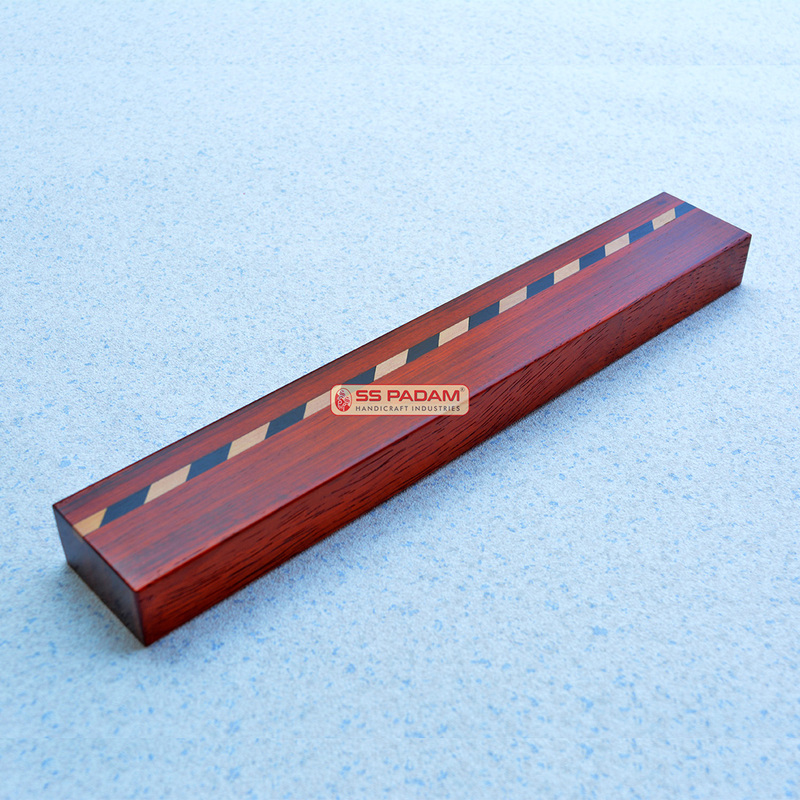 Padauk Wood Chinese Paperweight 12 Inch