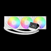 Gamdias Chione E4-360 ARGB (White) – 360mm AIO Liquid CPU Cooler