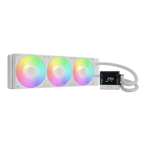 Gamdias Chione E4-360 ARGB (White) – 360mm AIO Liquid CPU Cooler