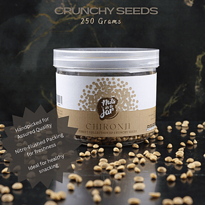 Nuts in a Jar Crunchy Seeds Chironji 250 Grams Nuts in a Jar Crunchy Seeds Chironji 250 Grams