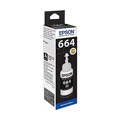 Epson T6641 Black Ink Bottle – Compatible with Epson L100 / L110 / L210 / L350 Series