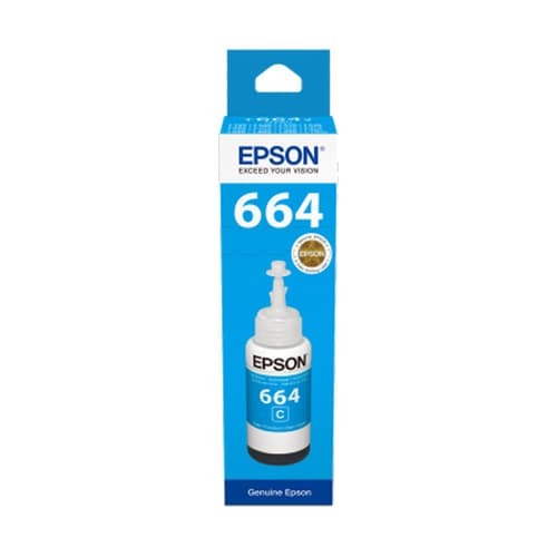 Epson T6642 Cyan Ink Bottle – Genuine Dye Ink | EcoTank L100 / L200 / L210 / L350