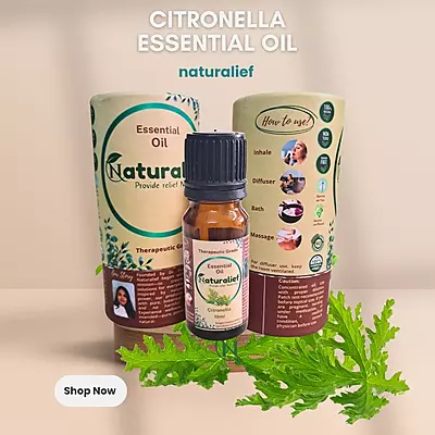 Citronella Essential Oil – Pure, Natural Protection and Uplifting Aromatherapy